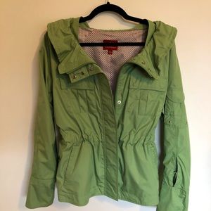 Cole Haan raincoat with zipper hood